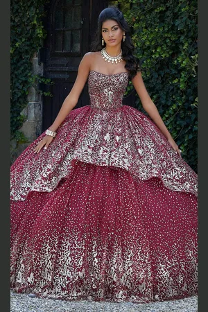 Vizcaya by Mori Lee 89452 - Strapless Bead Embellished Ballgown