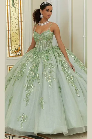Vizcaya by Mori Lee 89472 - Pattern Sequin Quinceanera Ballgown