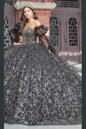 Quinceanera Collection 26054 - Exquisitely Detailed Voluminous Gown