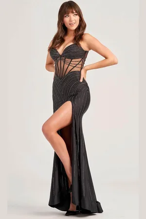 Ellie Wilde EW35027 - Sweetheart Basque Evening Dress