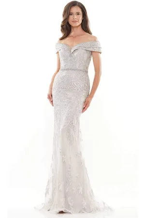 Rina Di Montella RD2737 Beaded Lace Mermaid Gown