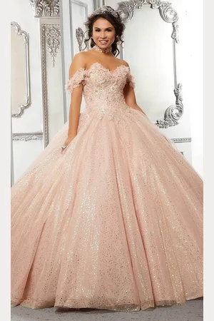 Vizcaya by Mori Lee 89323 Sweetheart Detachable Sleeves Ball Gown