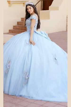 Quinceanera Collection 26061 - Embroidered Off-Shoulder Ballgown