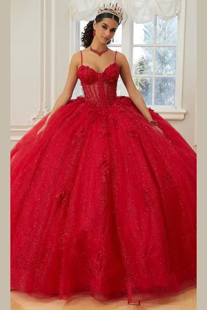 Mori Lee 60206 - Spaghetti Strap Quinceanera Ballgown