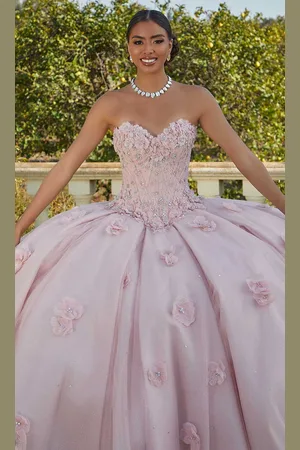 Mori Lee 60183 - Glittering Tulle Floral Embellished Ballgown