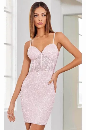 Scala Stockholm 60306 - Sleeveless Sequin Cocktail Dress