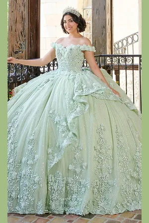 Quinceanera Collection 26080 - Sweetheart Off-Shoulder Ballgown