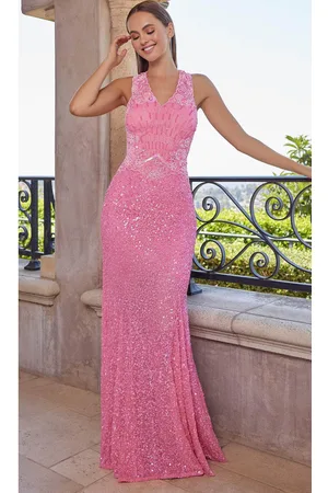 Scala Stockholm 60377 - Bare Back Sheath Eleganza Dress