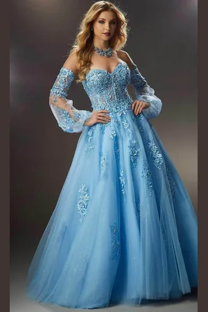 Mori Lee 48053 - Sweetheart Embroidered Ballgown