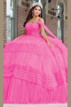 Quinceanera Collection 26041 - Beaded Scoop Quinceanera Dress