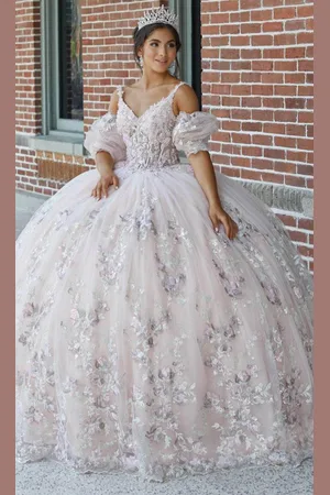 Quinceanera Collection 26043 - Laced Illusion Quinceanera Dress
