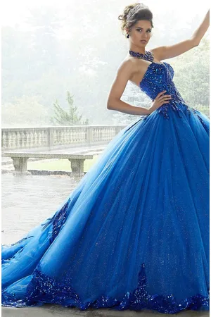 Vizcaya by Mori Lee 60110 Strapless Patterned Sequin Bodice Ballgown
