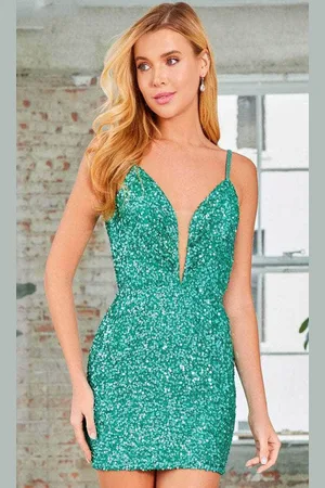 Scala Stockholm 60314 - Sleeveless Sequin Cocktail Dress