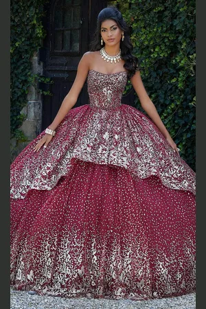 Vizcaya by Mori Lee 89452 - Beaded Strapless Ballgown