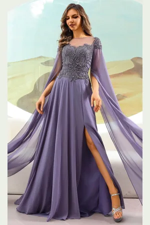 Terani Couture 251M4463 - Illusion Bateau Beaded Evening Gown