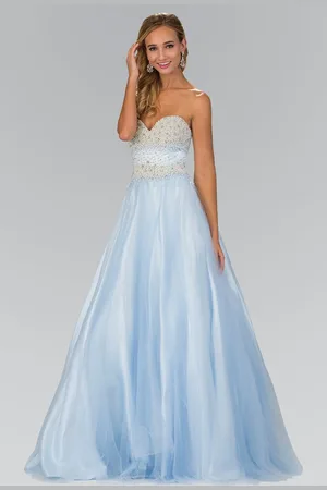 Elizabeth K GL2155 Beaded Sweetheart A-Line Gown
