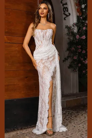 Terani Couture 251P4008 - Strapless Bodycon Prom Gown