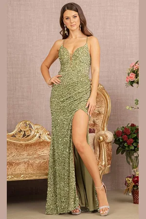 Elizabeth K GL3147 - Sequin Mermaid Prom Dress