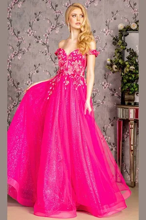 GLS by Gloria GL3443 - Illusion Boning Evening Dress
