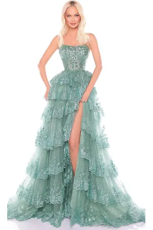 Amarra 88499 - Strapless Embellished Prom Gown