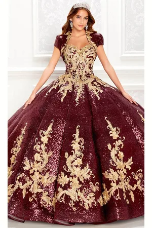 Princesa by Ariana Vara PR22030 - Strapless Novelty Sequin Ball Gown