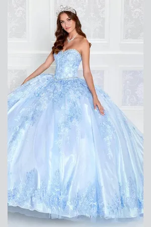 Princesa by Ariana Vara PR12265 - Sweetheart with Bolero Ball Gown
