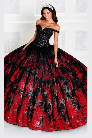 Princesa by Ariana Vara PR12275 - Glitter Tulle with Bolero Ballgown