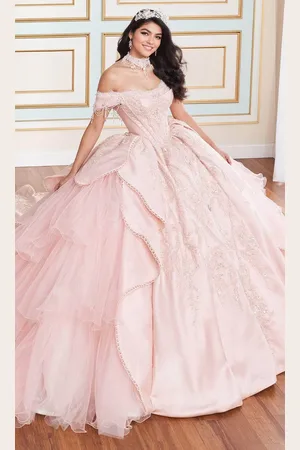 Princesa by Ariana Vara PR70102 - Embellished Off-Shoulder Ball Gown