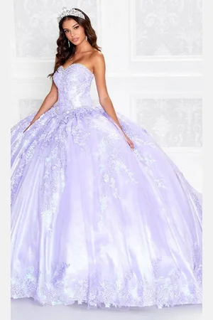 Princesa by Ariana Vara PR12265 - Sweetheart with Bolero Ball Gown