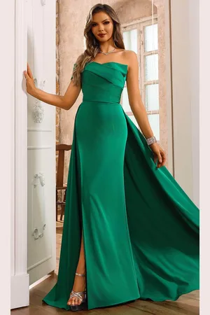Terani Couture 251E4283 - Pleated Overskirt Sweetheart Evening Dress