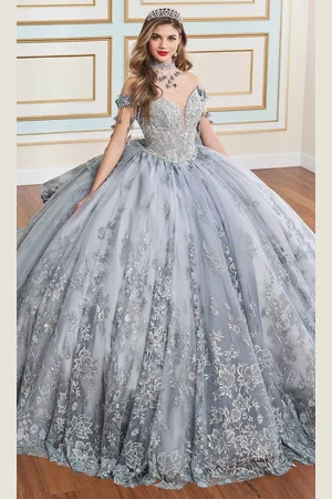 Princesa by Ariana Vara PR30172 - 3D Floral Embellished Ball Gown