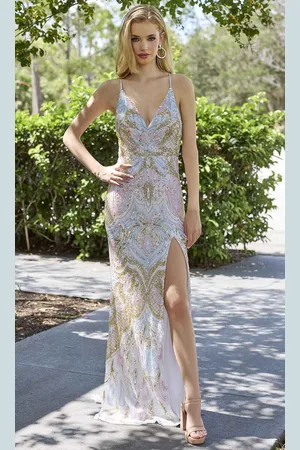 Primavera Couture 4311 - Multi-Beaded Prom Dress