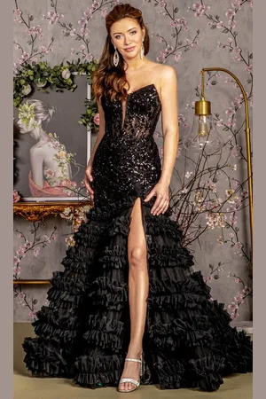 GLS by Gloria GL3315 - Sweetheart Trumpet Evening Dress