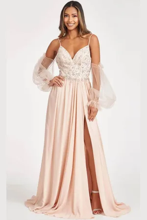 GLS by Gloria GL3005 - Sleeveless Deep V-neck Long Gown