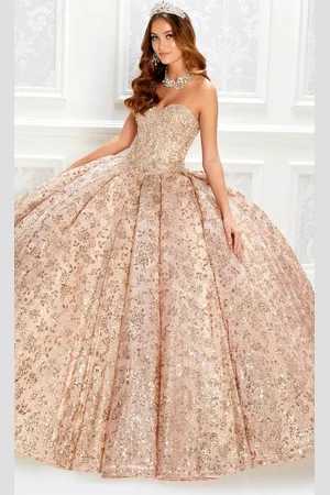 Princesa by Ariana Vara PR22022 - Sweetheart with Jacket Ball Gown