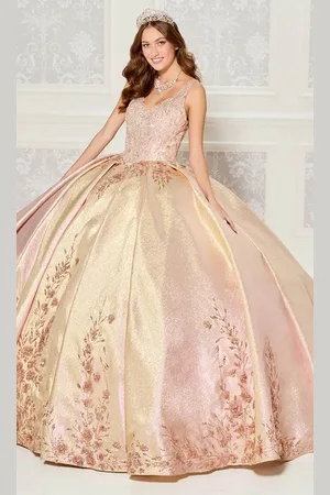Princesa by Ariana Vara PR30081 - Metallic Quinceañera Gown