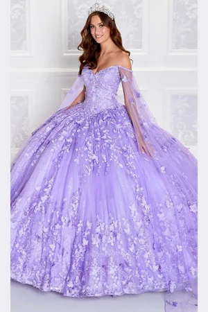 Princesa by Ariana Vara PR12261 - Embroidered Lace Ball Gown
