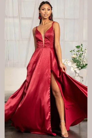 Elizabeth K GL3039 - Beaded Sweetheart A- line Dress
