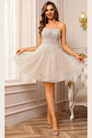 Terani Couture 251P4043 - Beaded Tulle A-Line Cocktail Dress