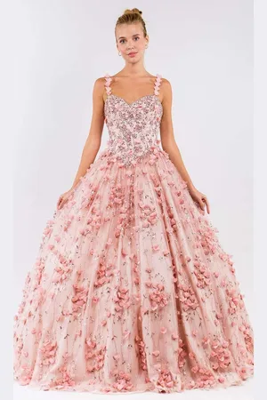 Elizabeth K GL1959 Jewel Strewn Ballgown