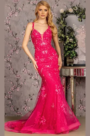 GLS by Gloria GL3333 - Plunging Sweetheart Mermaid Evening Dress
