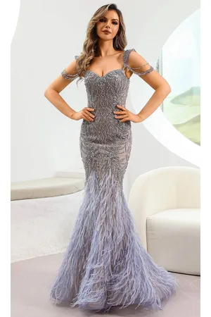 Terani Couture 251GL4197 - Sweetheart Beaded Tulle Evening Gown