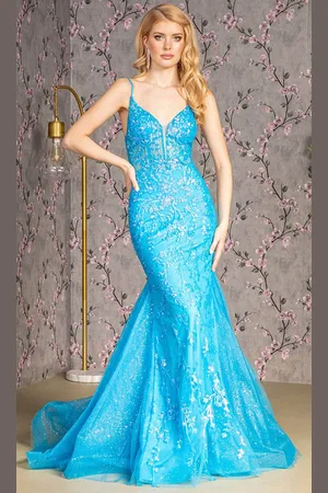 GLS by Gloria GL3220 - Embellished Trumpet Evening Dress
