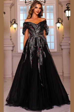 Terani Couture 251M4411 - Elegant Beaded Tulle Ballgown
