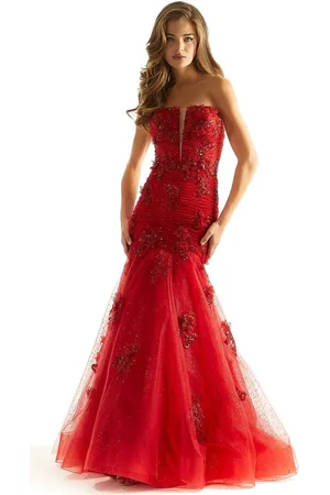 Mori Lee 49008 - 3D Floral Mermaid Prom Dress