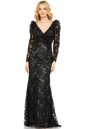 Mac Duggal 11324 - Embroidered Lace Evening Dress