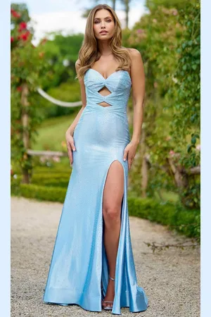 Sherri Hill 56932 - Keyhole Bodice Fitted Evening Gown