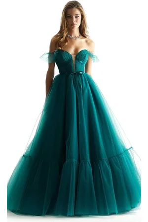 Mori Lee 49022 - Ruched Ribbon Ballgown