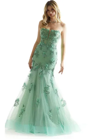 Mori Lee 49008 - 3D Floral Mermaid Prom Dress