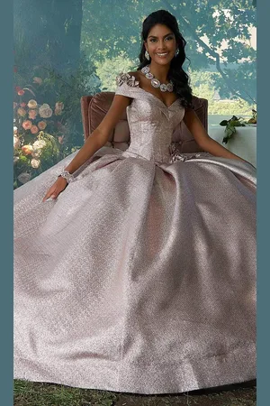 Mori Lee 60196 - Pleated Off-Shoulder Ballgown